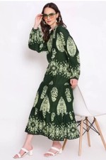 NWT ZARA Long Print Dress Maxi