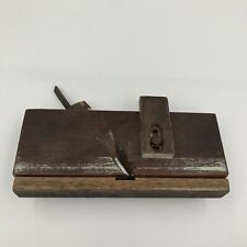 Antique Wooden Block Plane Adjustable Profile Carpenter’s Tool Vintage