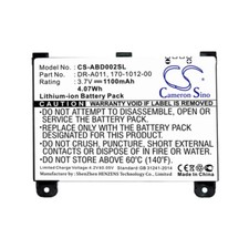 3.7V battery for Amazon Kindle II, Kindle DX, Kindle 2, DR-A011, 170-1012-00 NEW