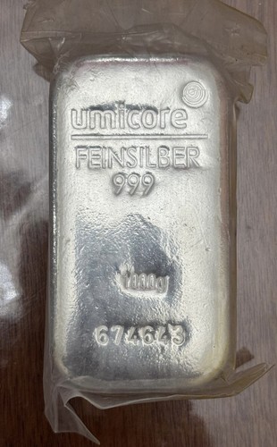 1kg umicore silver bullion - 1kg,