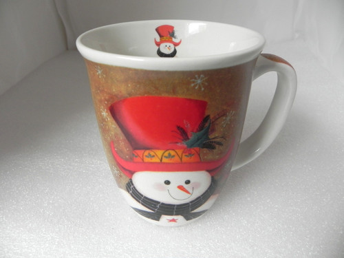 Christmas snowman mug with - mug,