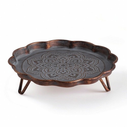Metal tray decorative - metal,