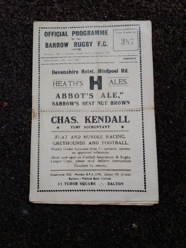 Barrow workington rugby - barrow,