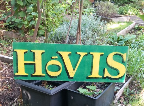 Rustic painted shop signs - painted,