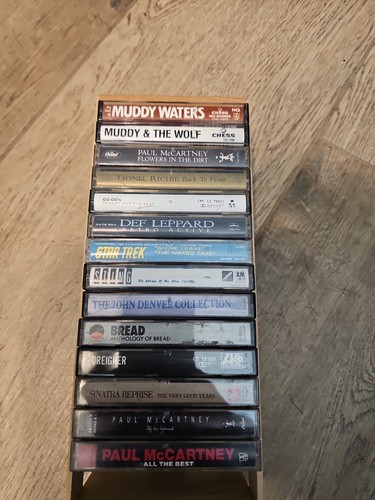 Lot vintage cassette - lot, of