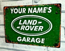 Garage Sign Personalised Land