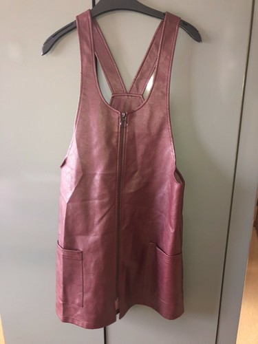 Atmosphere faux leather maroon