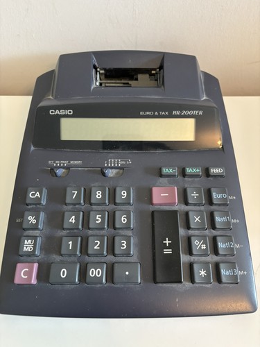 Casio 200ter printing - casio, hr-200ter