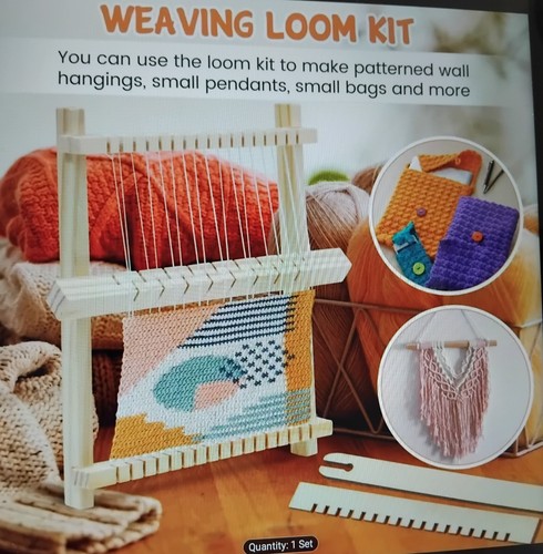 Wooden weaving loom starter - weaving,