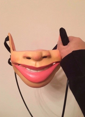 Ventriloquist half mask - mask,