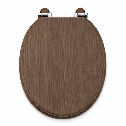 Dark wooden toilet - 18",