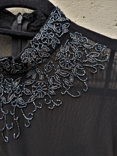 Jet black evening ballroom - black,