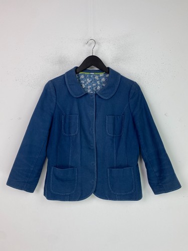 Boden blue plain linen - plain,