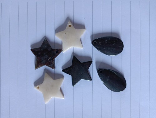 African wood beads ebony ivory - african,