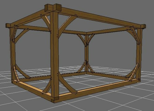 5m oak garden - x, 4.5m