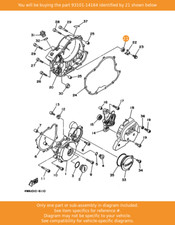 YAMAHA Oil Seal, 93101-14164