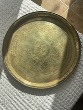 Vintage Brass 13 “ Tray