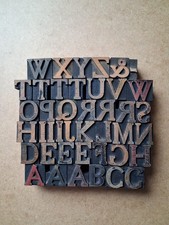 Wooden Letterpress Printers