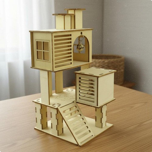 Wooden hamster track solid - wooden,