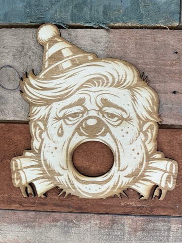 Laser engraved comedy - laser,