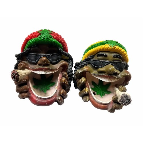 Big rasta smile hand painted - rasta,