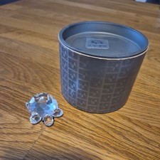 SWAROVSKI CRYSTAL TORTOISE FIGURE. #7632. BOXED