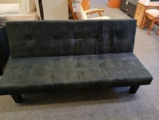 Charcoal Coloured Folding Futon/Sofabed - CS C98