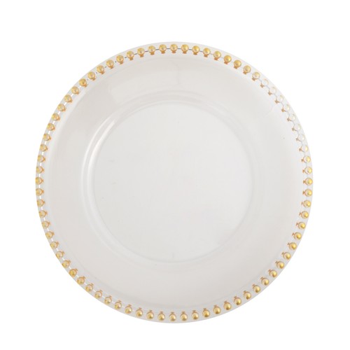 Pcs round beaded rim - 6,