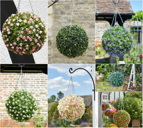 Artificial hanging flower ball - artificial,