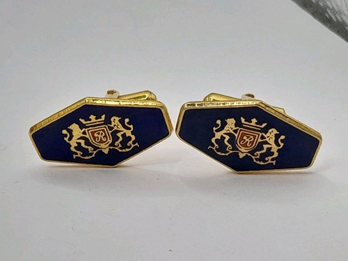 Pair vintage enamel unknown - pair, of