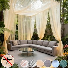 Patio Outdoor Mesh Net Curtain