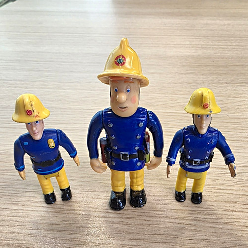 Fireman sam set plastic - fireman,