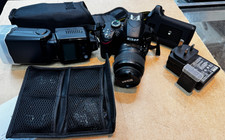 Nikon D3200 24.2MP Digital SLR Camera AF-S 18-55mm Lens, Flash, battery