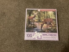 Bits And Pieces Woodland Stream 100 Large Piece Jigsaw Puzzle BRAND NEW