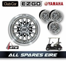 GOLF CART BUGGY 10" SILVER