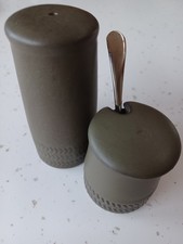 1960s Denby Chevron Mustard
