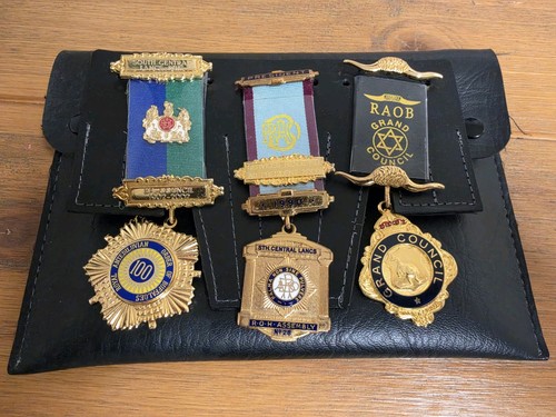 Vintage raob buffaloes medals - raob,