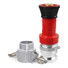 UK New Fire Hose Nozzle,2In NPSH HeavyDuty Industrial Fire Hose Constant Flow -