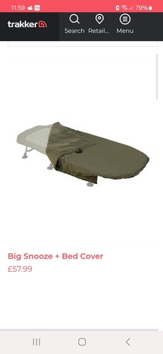 Trakker big snooze bedchair - snooze,