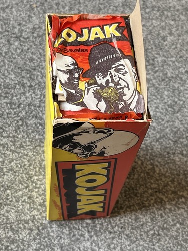 Kojak topps card - kojak, gum