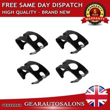 4x Brake Hose Line Retaining Spring Clip Metal Clamp Pipe For Audi VW Skoda Seat