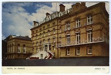 Vintage Postcard A 1960's View of The Hotel de France Jersey Posted June 1962