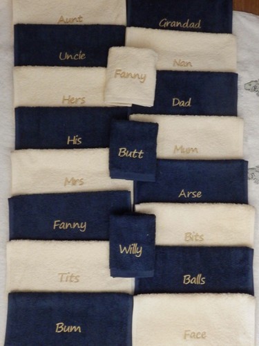 Novelty towel gift set arse - towel,
