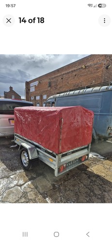 Trailer with canopy - with,