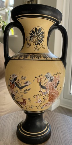 Greek ceramic jar vase - greek,
