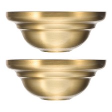  2 Pcs Lamp Finial Parts Brass