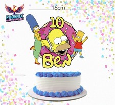 PERSONALISED 2D SIMPSONS CAKE