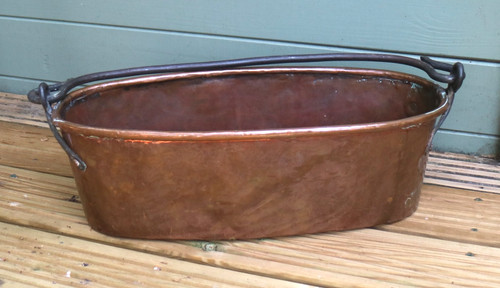 Large antique copper - copper, pan