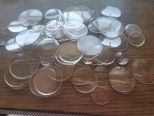 Glass Pocket Watch Crystals, New Old Stock Parts, Watchmaker #O682