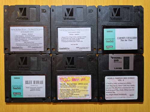 Vintage midi song files - midi,